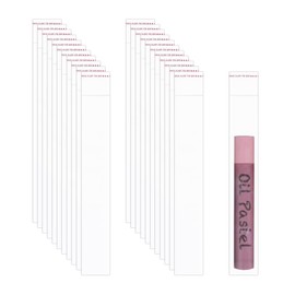 Long Resealable Cellophane Bags 1x6'' 500pcs Clear Adhesive Cello Bags Pretzel Rod OPP Plastic Bags for Toothbrush Pencil Necklace Candy Crafts Coffee Spoon Lip Brush Straw