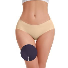 OVRUNS Seamless Camel Concealer Underwear Proof Thongs Invisible Camel Cover Panties for Women