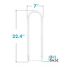 Luxrite U Bend LED Tube Light, T8 T12, 18W (32W
