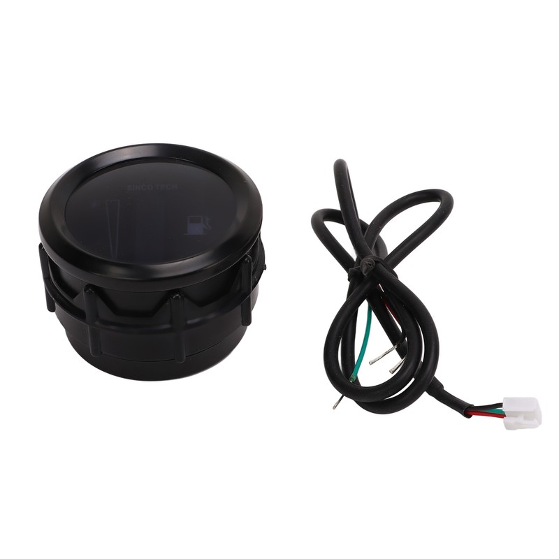 52mm Oil Fuel Level Gauge Meter Indicator LED Flashing Reminder