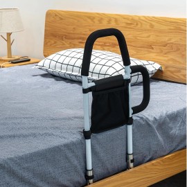 Bed Rails for Elderly Adults - Bed Assist Rail with Dual Grab Handles for Easily