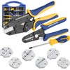 haisstronica Crimping Tool Set - 6PCS Crimping Die for Heat