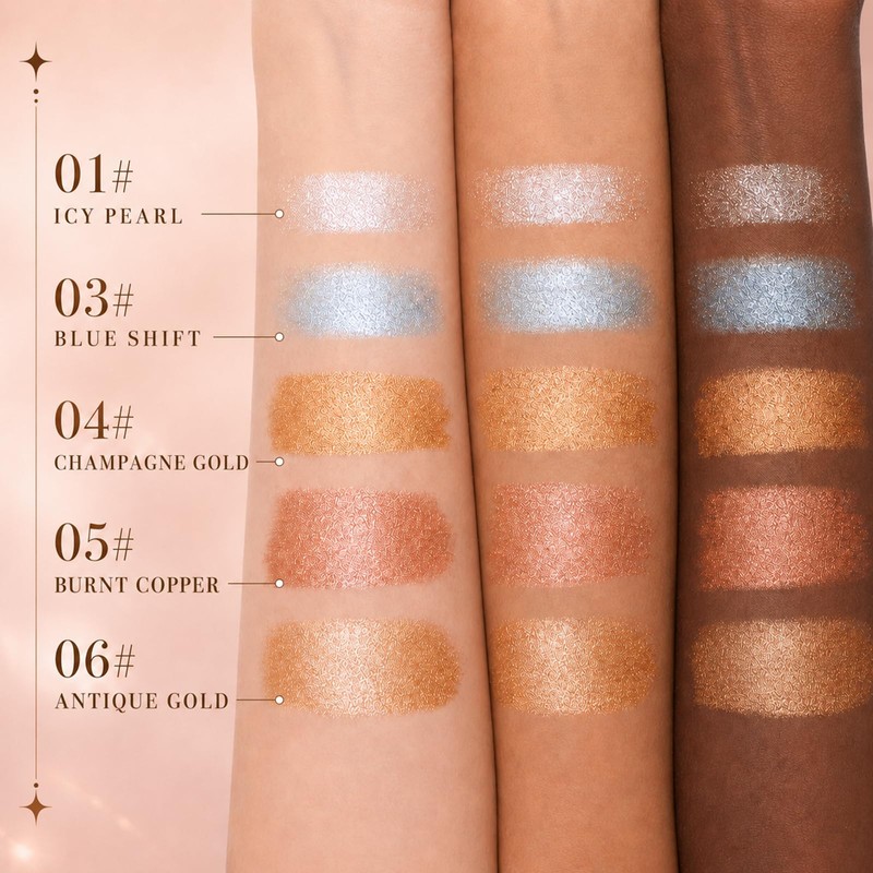 Duochrome Shimmer Eyeshadow Stick, 03# Blue Shift