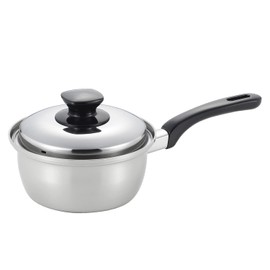 Bestco SJ-3144 SJ-3144 Single Handle Saucepan, Stainless Steel, 3-Layer Steel, 6.3 inches (16 cm)