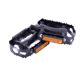 VP BLACK SATIN CAGE RESIN STEEL BLACK CITY MTB, RACE BIKE PEDALS