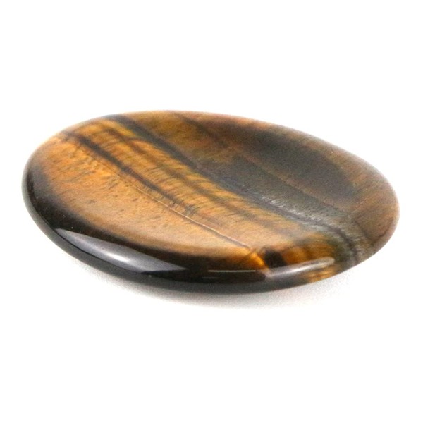 Ouubuuy 100% Natural Tiger Eye Stones, Crystal Healing Stones for Chakra and Meditation, Relaxed Mind Stone, Worry Stone