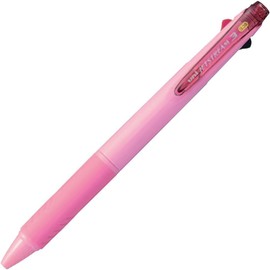 jetstream Assorted 3 Colour Ballpoint Pen - 0.38 mm, Black Blue Red Ink, Transparent, Baby Pink, Rose Pink