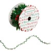 Christmas Holiday Holly and Berry Garland - 3 Feet