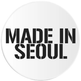 Kiwi Gifts Made In Seoul - 3 Pack Circle Stickers 3 Inch - South Korea Korean Pride