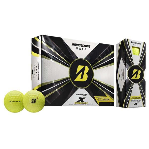 Bridgestone Golf 2022 Tour B X Yellow Golf Balls