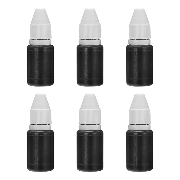 PATIKIL 0.33oz Refill Ink for Stamps and Ink Pads, 6Pcs