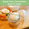 Glass Magic Egg Peeler, Improved Design, Durable, Egg Separators, Eggshell