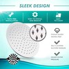 Round Rainfall Shower Head 9.8-Inch Large Overhead Fixed Rain Showerhead
