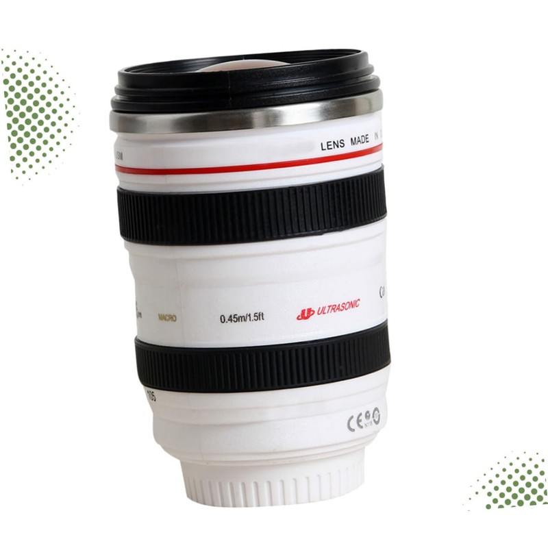 CIYODO Modern Camera Lens Shape Cup Fashionable Water and Camera