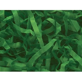 FESTIVE GREEN Tissue Paper Shred1 lb. BAG (5 unit, 1 pack per unit.)