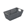 Simplify Small Shelf Rattan Storage Basket | 11.5"x 6.5"x 4.5"