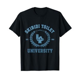 Skibidi Toilet University Funny Skibidi Meme T-Shirt