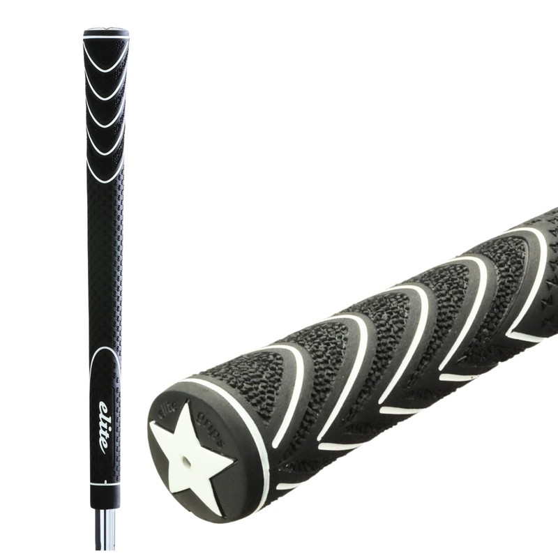 elitegrips 10 Pack Sting Race Rim Golf Grips, No Backline,