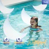 TIALLY Floating Pool Lights for Swimming Pool Solar Powered -