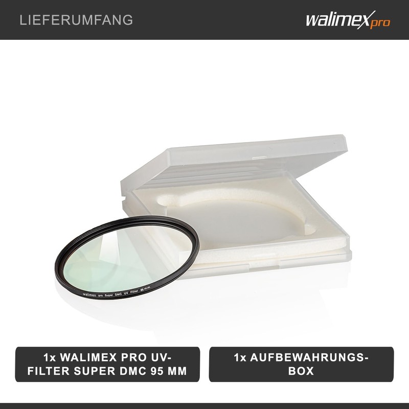 Walimex pro UV Filter Slim Super DMC 95 mm –
