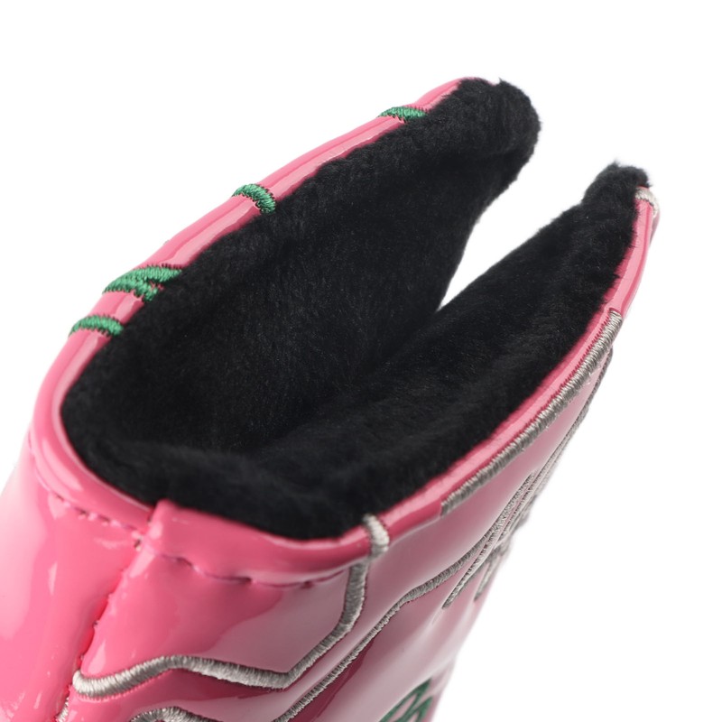 Golf Putter Headcover Embroidery Putters PU Protective Head Cover Magnetic