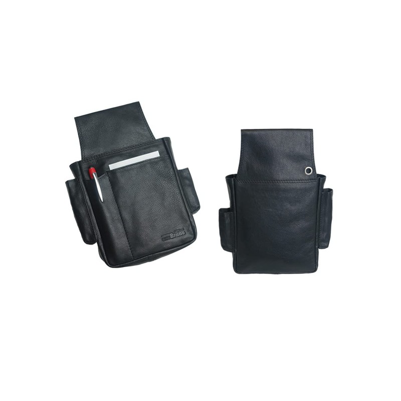 Waiter's Bag Leather Black for Waiter's Purse Sturdy Waiter's Holster