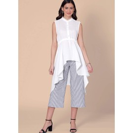 McCall Pattern Company McCall's M7985B5 Women's Tunic, Top, and Pants Sewing Patterns by Kahlia Ali, Plus Sizes 18W-24W