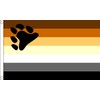 Gay Pride Bear Flag 5 x 3 FT 100% Polyester