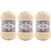 Alize Velluto Baby Blanket Yarn 100% Micro Polyester 3 Pack