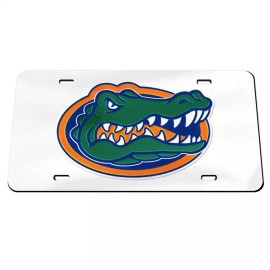 Stockdale Florida Gators Inlaid Acrylic License Plate - White Background