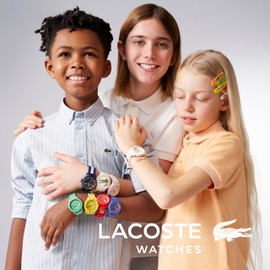 Lacoste Analog Quarzuhr für Kinder mit Pinkes Silikonarmband - 2030012