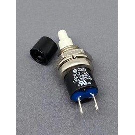 1PC SCI Non-Locking Momentary Button Switch Automatic Reset Contact Push Button Start Switch R13-24