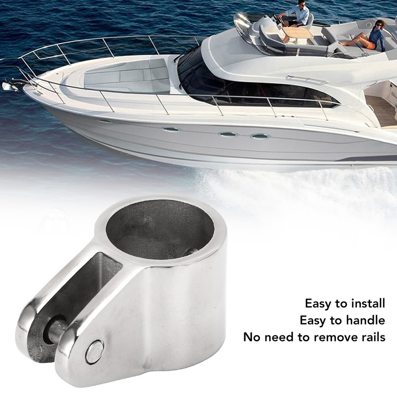 2PCS Bimini Top Jaw Slides 316 Stainless Steel Removable Hinged