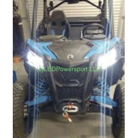 FT11X1 2019 can am maverick sport max 1000r LED HEADLIGHT UPGRADE KIT Plug & Play