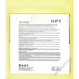 OPI Nail Lacquer "ALL STARS" 10-PACK MINI SET 10 X 3.75 ml NEW IN BOX FREE SHIP!