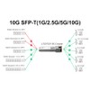 Alwong 2.5/5/10G Transceiver, 10Gbase-T, SFP+ to RJ45 Copper Module, CAT.6a/CAT7,