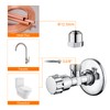 Ibergrif Angle Valve 1/2 Inch Wall Connection, 3/8 Inch Hose