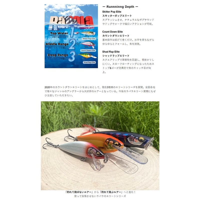 Rapala SRE55GDBG: Shad Rap Elite 55 Gilded Blue Gill