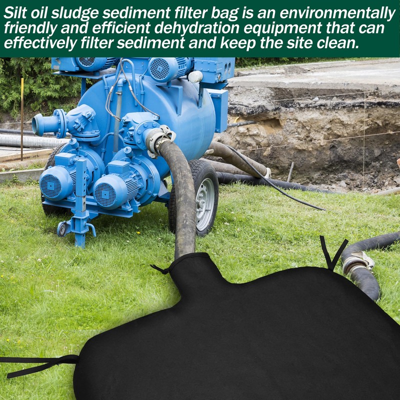 4 x 6ft Large Dewatering Bags with Drawstring Dewatering Filter