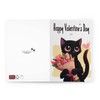 Valentines day card cats, Greeting card for cat lover