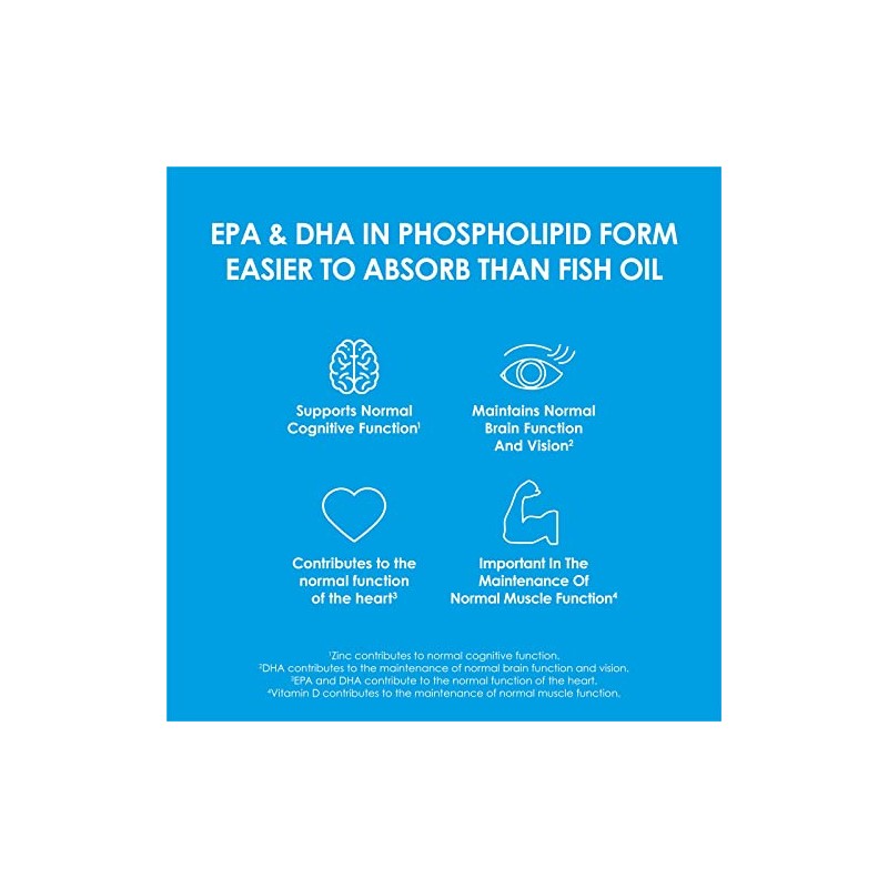 Cleanmarine Krill Oil – Packed with EPA & DHA –