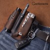 Gentlestache Multitool Sheath for Belt, Leather EDC Pocket Organizer for