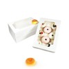 Gcardist Auto-pop Up White 30.5x20.3x6.4cm 6Pcs Cookie Box with Window