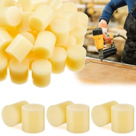 Nuanchu 48 Pieces 1.69" x 1.69" EVA Edge Banding Adhesive Compatible with Festool for Crafts, Ceramics, Wood, Glass, Plastic Applied in Construction, Industry, DIY, Packaging and Sealing