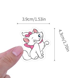 100Pcs Sanrio Stickers Cool Cartoon Animal Stickers, Vinyl Waterproof Manga Sticker for Laptop, Guitar, Water Bottle, Birthday Gifts for Girls, Kids, Teens (Sanrio)