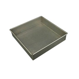 Tiger Crown 2364 Cake Pan, Silver, 7.9 x 7.9 x 1.8 inches (200 x 200 x 45 mm), Aluminum Plated