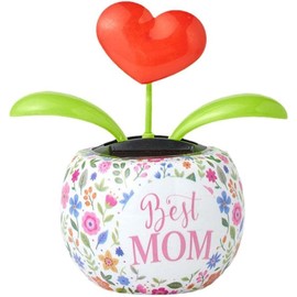 2Pcs Dancing Solar Toys, Cute Solar Power Flip Flap Flower Insect, Car Swinging Dancing Toy Car Windowsill Decoration Dashboard Office Home Decor, Learning and Education