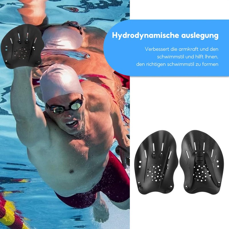 Hand Paddle for Swimming, 1 Pair of Swimming Paddles, Swimming