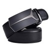 SIAELT Men's Belt, Slide Genuine Leather Ratchet Belt with Automatic