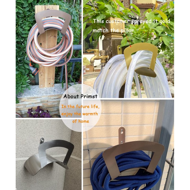 Primst Garden Hose Holder Wall Mount Hose Hanger Heavy Duty